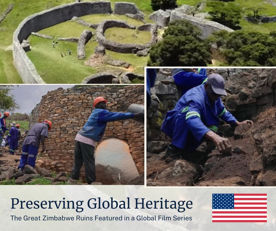 U.S. Embassy Zimbabwe (@usembzim) on Twitter photo Why does the U.S. fund the preservation of African heritage sites like Great Zimbabwe? As a global leader, we believe in protecting civilization’s shared heritage.
With support from the U.S. Embassy Harare and the Ambassadors Fund for Cultural Preservation, Great Zimbabwe is now Why does the U.S. fund the preservation of African heritage sites like Great Zimbabwe? As a global leader, we believe in protecting civilization’s shared heritage.
With support from the U.S. Embassy Harare and the Ambassadors Fund for Cultural Preservation, Great Zimbabwe is now