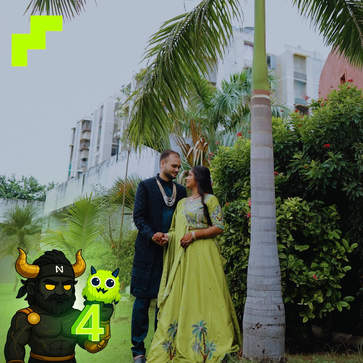 🥂Congratulations Metapool Ambassador <a href="/PatoliyaSmit241/">swayam 👾</a> for his engagement on 4th anniversary of <a href="/meta_pool/">Meta Pool</a> 💚