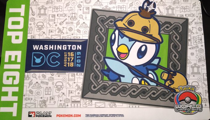 ポケモンカード　プレイマット　WCS2014 ワシントンDC プレイマット『WCS2014(ワシントン)※』【サプライ】{-}