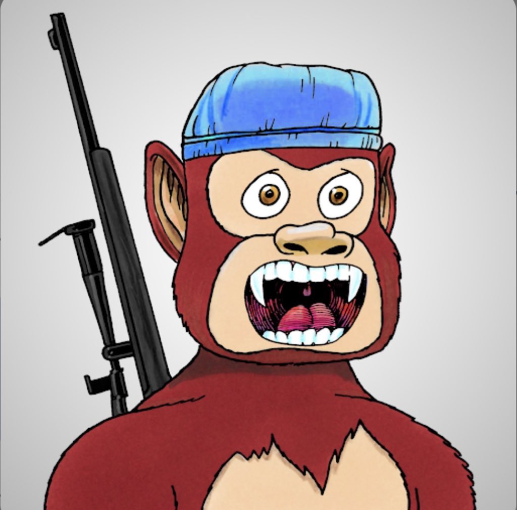 <a href="/JungleFreaksNFT/">JUNGLE FREAKS</a> always loved the white rilla’s - this one is a boootiful example . Surely my time to win …