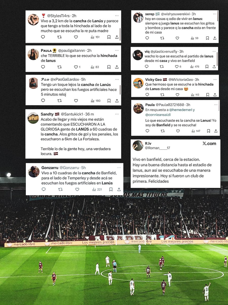 VIBRÓ EL SUR. 🇱🇻

Inmenso lo de la gente de Lanús 🔥