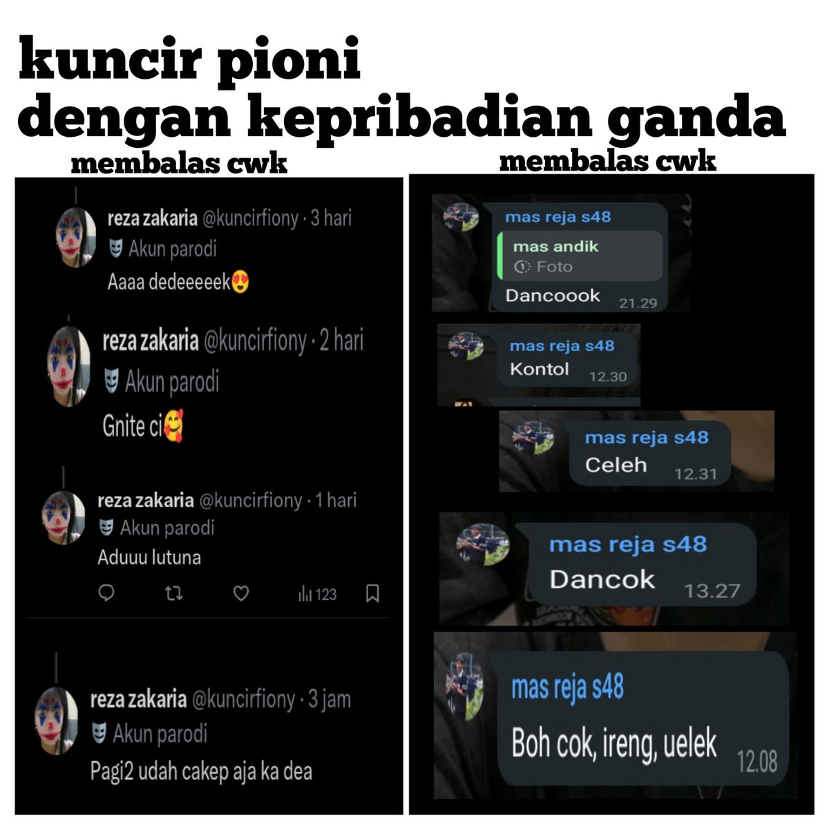 kelinciloki9's tweet photo. wujud asli @kuncirfiony
#stoptoxic https://t.co/4bx0IP9ejZ