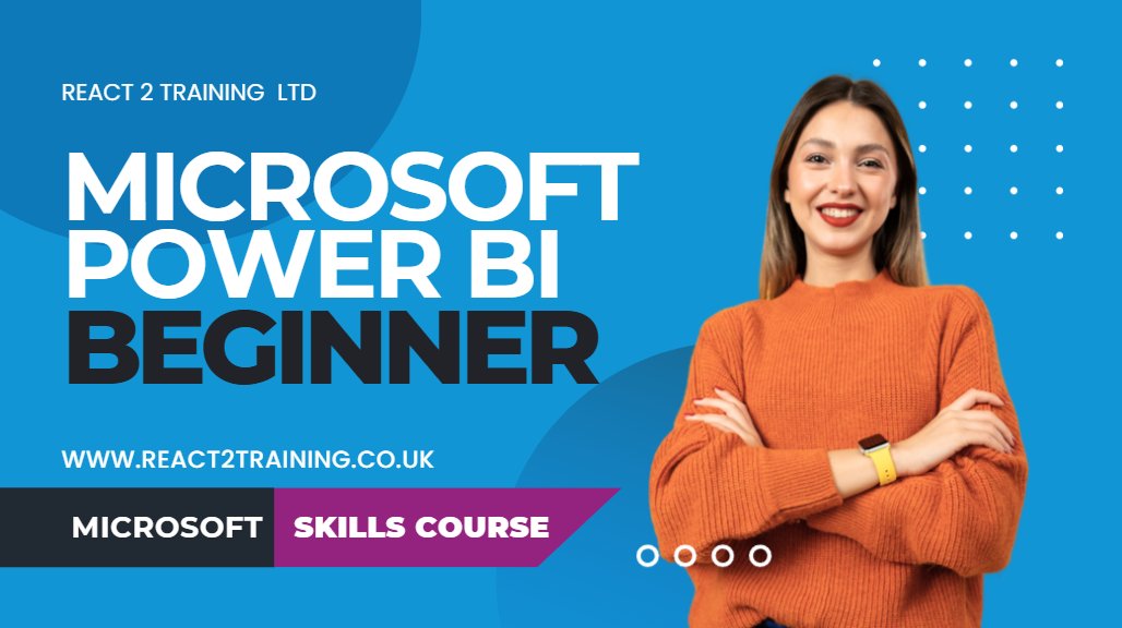 React2Training's tweet image. 📊 Turn data into decisions!
Join our Microsoft Power BI Course in Cardiff & master dashboards, data visualisation & real insights.
📍 In-person, expert-led training.
👉 react2training.co.uk/microsoft-powe…
#PowerBI #DataAnalytics #CardiffCourses #UpskillWales