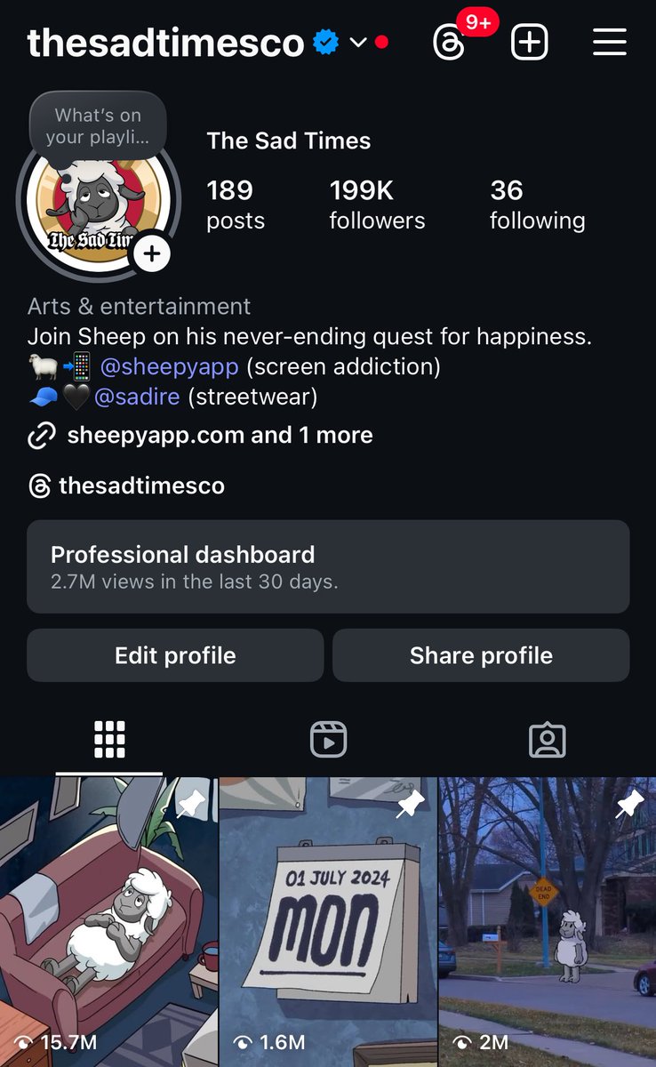 The Sad Times tweet media