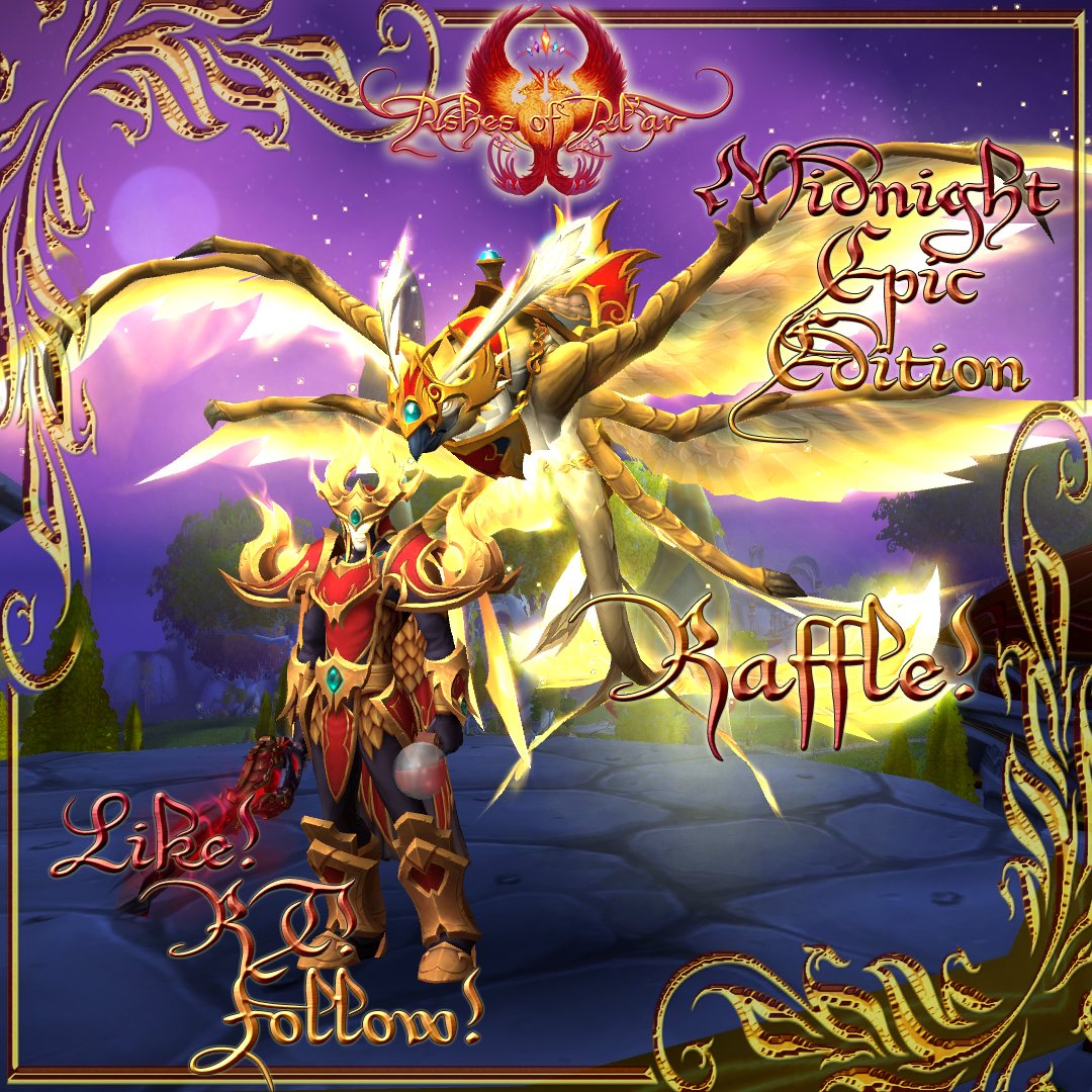 ✨🔥⏳With Blizzard Bux to spare I'm giving away...
The Epic Edition of World of Warcraft: Midnight!
(Unsponsored)

✨Like!
✨RT!
✨Follow! 
✨Tell us your FAVORITE Blood/Void/High Elf NPC!
For a chance to win! 🍷✨

NA or EU 🌐✨

Ends October 31st! 🐦‍🔥✨