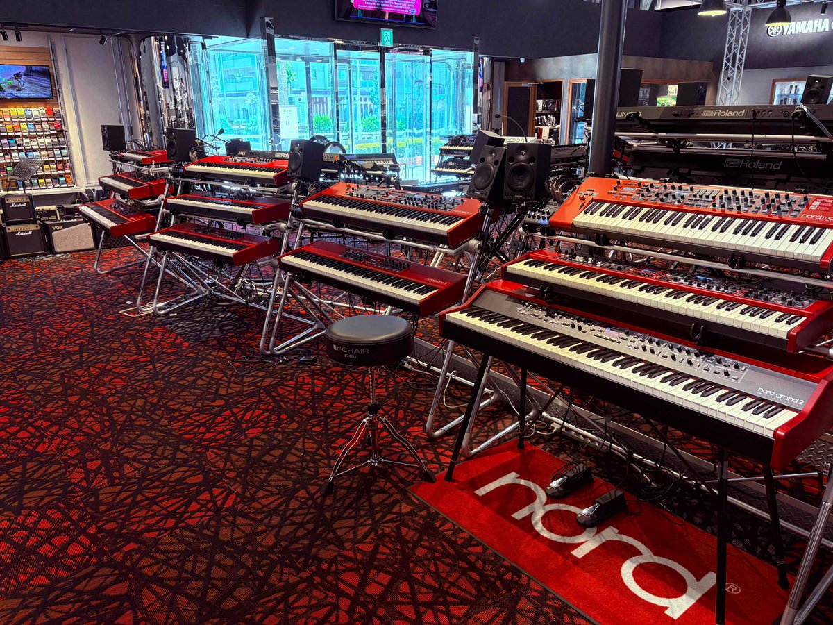 MarksMusicOsaka's tweet image. Nord Piano 6入荷、展示しております。
ぜひ店頭でお試しください。
ご来店、お待ちしております！😄

#nord
#nordpiano
#marks