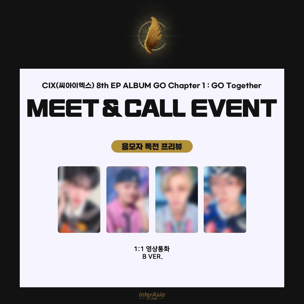 mypinkmelo's tweet photo. [SG/WW GO] CIX GO Together Interasia 1.0 POB 🪽

offline &amp; video call ver.
🩵 POB 一 $7
🩵 POB + INCL 一 $10
🤍 OT4 ♾️

usd prices inclusive of ems
doms/ww shipping to you - 2nd payment
#wtscix https://t.co/3hvSguYsPO