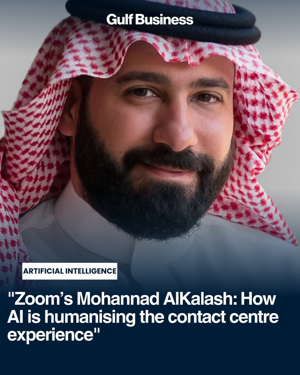 GulfBusiness's tweet image. Zoom’s Mohannad AlKalash dives into how AI is revolutionizing contact centres, not by replacing humans, but by empowering them to deliver faster, smarter, more empathetic support.

Full story: gulfbusiness.com/zoom-exec-show…

#AIinCustomerService  #ZoomInnovation #CustomerExperience