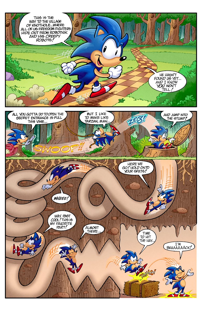 I thought people might be interested in seeing a preview from SCOTT SHAW!'S SONIC DAYS.
