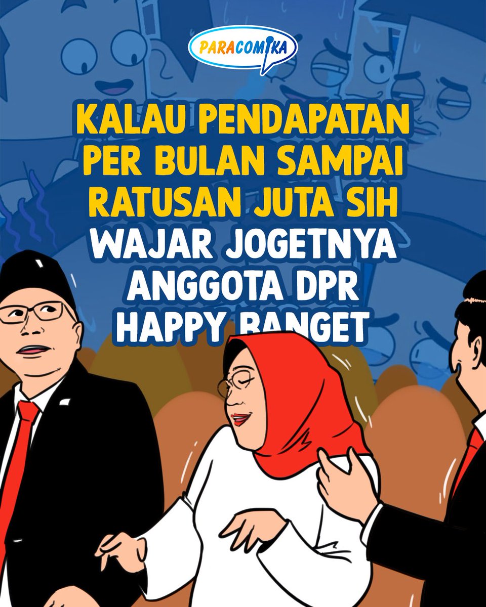 Pantes happy-happy banget ya 🤩 #paracomika