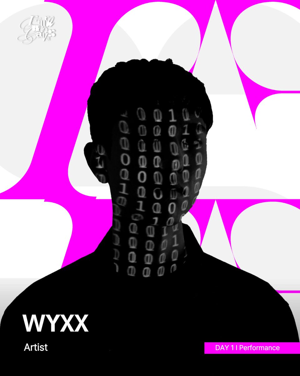 ⏰ DAY 1 | Performance
👤 WYXX (Artist)

WYXX produces works based on units, rules, and logic. WYXX is based in Seoul and produces works using various media such as sound, media, algorithms, and images.