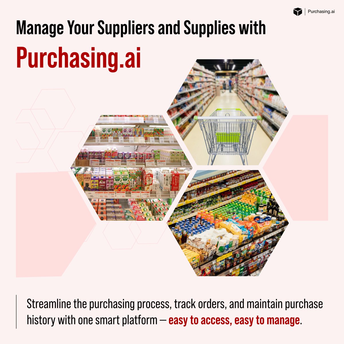 purchasingai's tweet photo. Manage your suppliers and supplies in one place with https://t.co/Gm5bAvceCq.

✅ Simplify supplier and supply management
✅ Track and process orders effortlessly
✅ Improve efficiency across purchasing operations

Book a demo: https://t.co/5I8JrLraMv

#PurchasingAI #Software #AI https://t.co/gS5egLH005