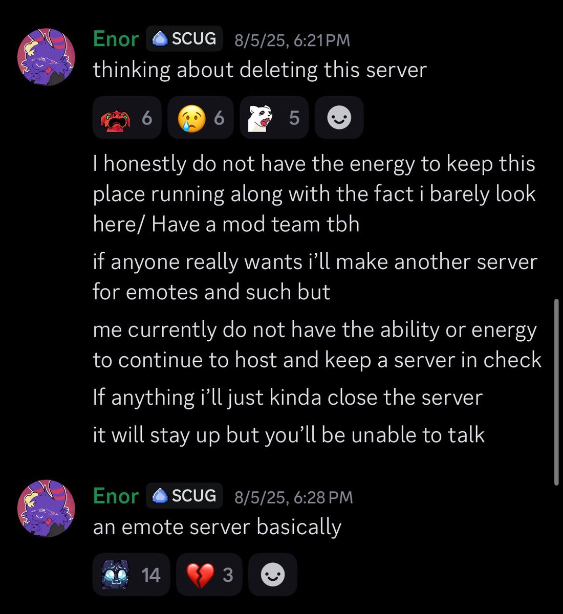 Btw about my server