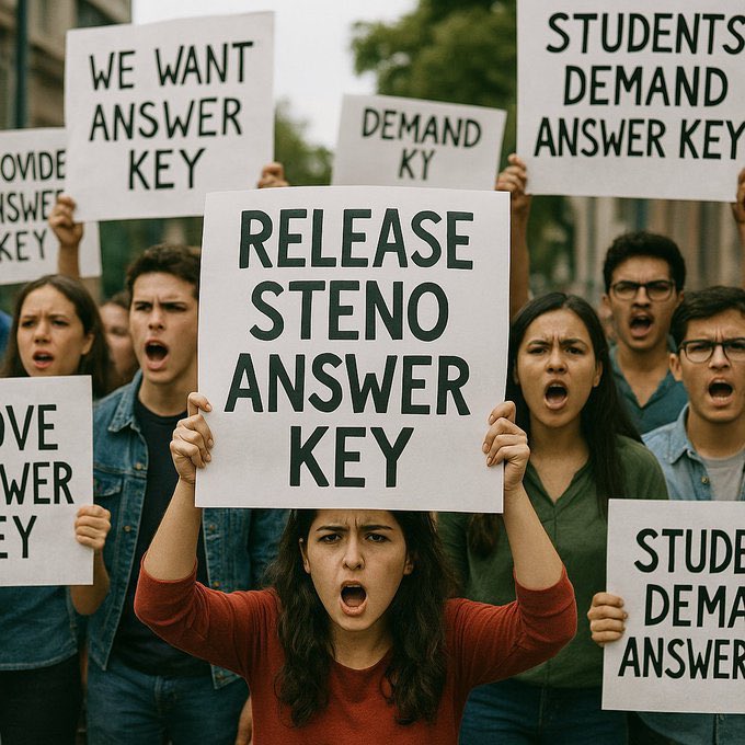 Shiv12pandit's tweet photo. Usually it releases within week but this time why lates it is something that ssc try to hide the conspiracy in conducting exams.
#SSC_reforms
#SSCSteno_Answer_Key https://t.co/5c9su6rn6o