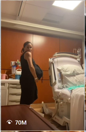 Harry and Meghan's baby mama dance has hit 70 Million views.