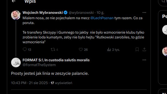 FormatTheSystem's tweet image. Już nie mogłem więcej, on widać też nie.