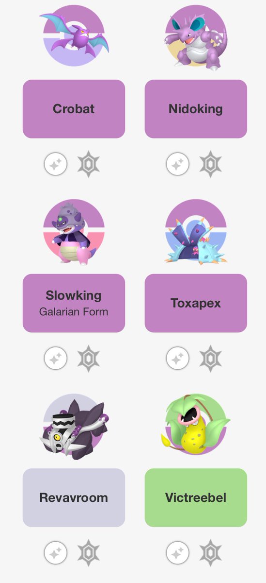 Tenía este equipazo, Crobat era mi compi, y el Victreebel por supuesto tenía Mega 

Ahora entendéis lo mal que me sentó el despertador 😭