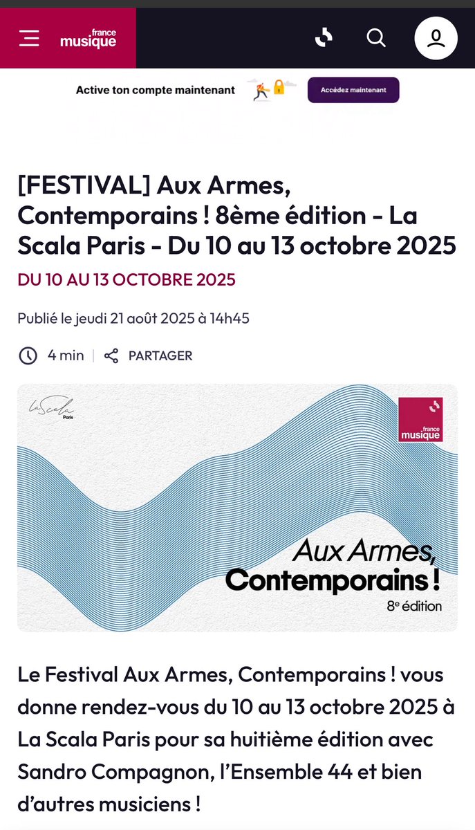 La Scala Paris Scala Music

radiofrance.fr/francemusique/…