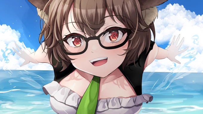 #つきおりがみえ 夏ということで!