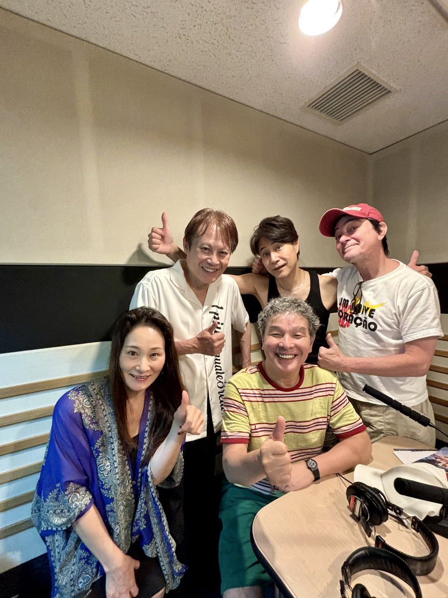 今日はCLUB SEVENの稽古はオフ！
という事で、Jayと尾藤さんと藤浦とでラジオ収録しました！9月23日放送予定のエフエム世田谷です！宜しければ聴いてみて下さ〜い😊