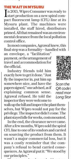 kushkatakia's tweet photo. How integral is being ethical while doing business in India? The story of Vineet Agrawal, Wipro's Consumer Division Head. https://t.co/1oOb54Y1T2
