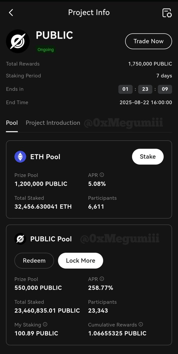 0xMegumiii's tweet image. Done
#GateLaunchpool300Projects