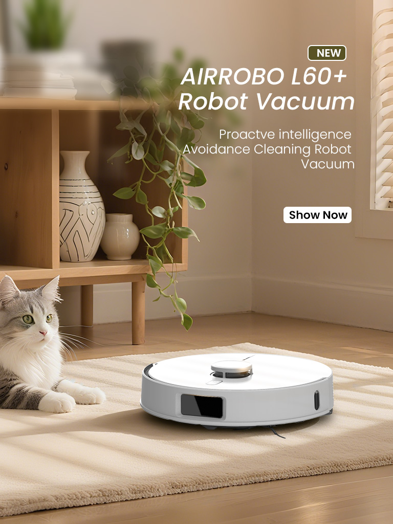 AiRROBO L60+ proactve intelligence avoidance cleaning robot with LDS laser navigation flashdeal is up to 65% OFF, a good robot with 240 mins max runtime, 6000Pa suction power and app control.
👉👉bit.ly/3JsaGXJ

#AIRROBO #RobotVacuum #FlashDeals #discount #SmartCleaning