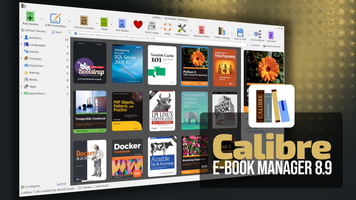 linuxiac's tweet image. Calibre 8.9 e-book manager introduces color-coded annotations, improved book matching, drag-and-drop merge covers, and more.
linuxiac.com/calibre-8-9-re…
#calibre #ebook #opensource