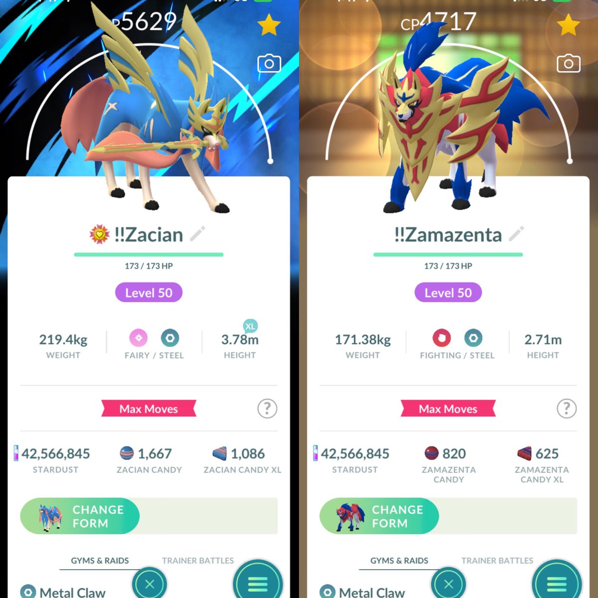 Hundo Zamazenta!! Now the doggo twins are complete. 

Thank you <a href="/hannah_kaisa/">KaisaHannah</a> for the invite ❤️ 

Also thanks to everyone that sent invites and jumped into my raids to lend a helping hand. 

Now let the weenend of craziness begin!!

#pokemongo #100iv #zamazenta