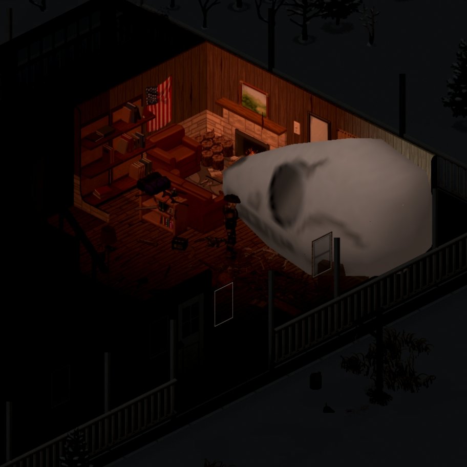 Don't mind it, just a giant raccoon skull in my house
And a dozen wooden buckets