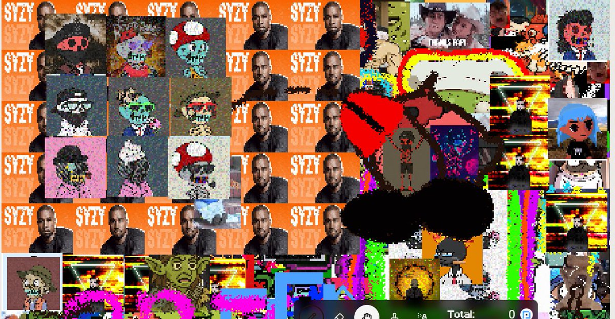 I have 0 painting skills but I made sure to stamp my <a href="/LosDoonies/">Doonies ☠︎</a> grails on <a href="/SuiPlace/">Sui Place</a> 

Now that I'm a $PAINT Millionaire 😂😂😂😂