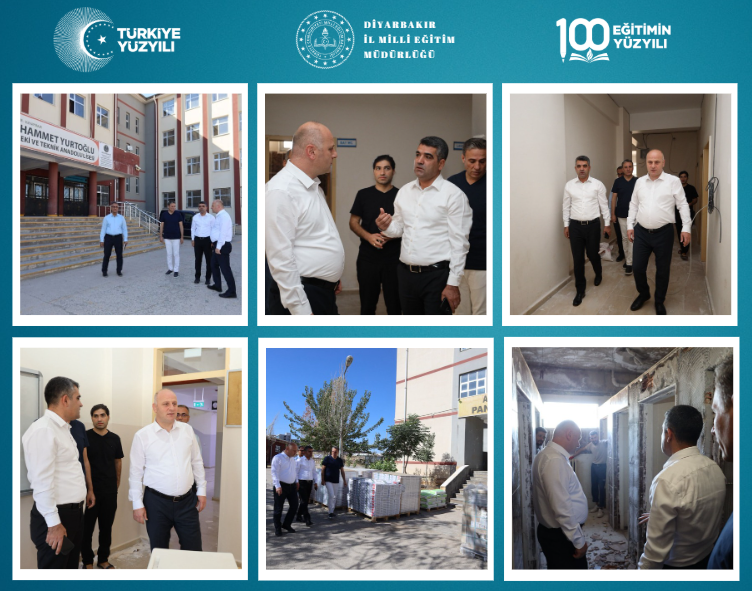 🏫 2025-2026 Eğitim-Öğretim Yılı Hazırlıkları

İl Milli Eğitim Müdürümüz Sn. Salih Sadoğlu, Kayapınar İlçe Milli Eğitim Müdürü Sn. Kayahan Subaşı ile birlikte meslek liselerimizde devam eden onarım ve yenileme çalışmalarını yerinde inceleyerek çalışmalar hakkında bilgi aldı.

📍