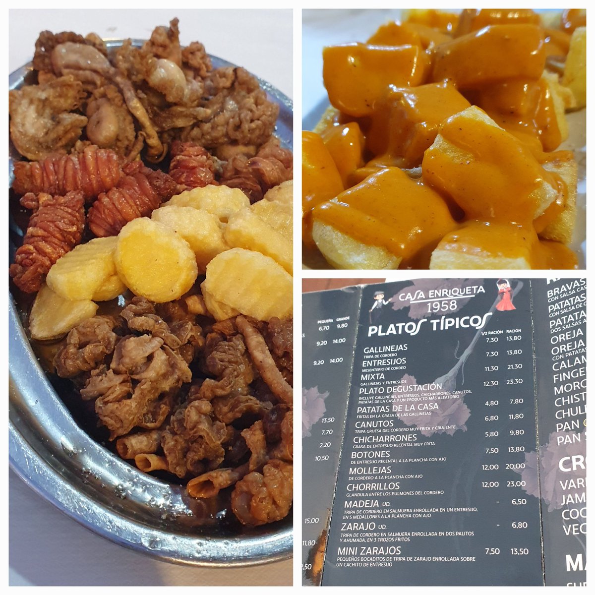 Luis de Paz Dávila (@ldepazd) on Twitter photo Para quitarse el gusanillo de casquería 'castiza', CASA ENRIQUETA (Marqués de Vadillo). En la popular terraza se estaba muy bien ayer noche (sin calor). Para quitarse el gusanillo de casquería 'castiza', CASA ENRIQUETA (Marqués de Vadillo). En la popular terraza se estaba muy bien ayer noche (sin calor).