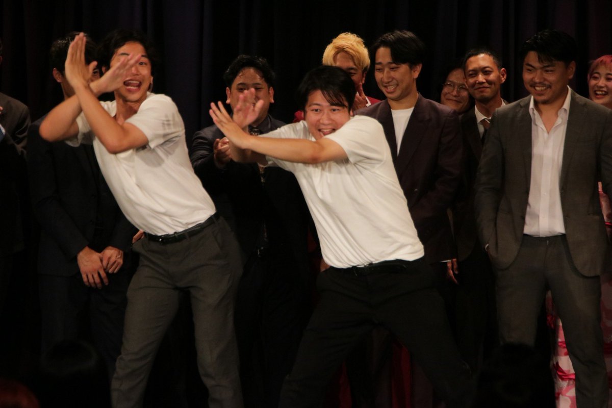 nsctokyo's tweet photo. 兄さん胸かしてください
〜一夜限りの即興コンビ漫才バトル〜

一夜限りの漫才で会場が笑いに包まれました⭐️

ご来場ありがとうございました🙇‍♀️ https://t.co/g95EMtl9r7
