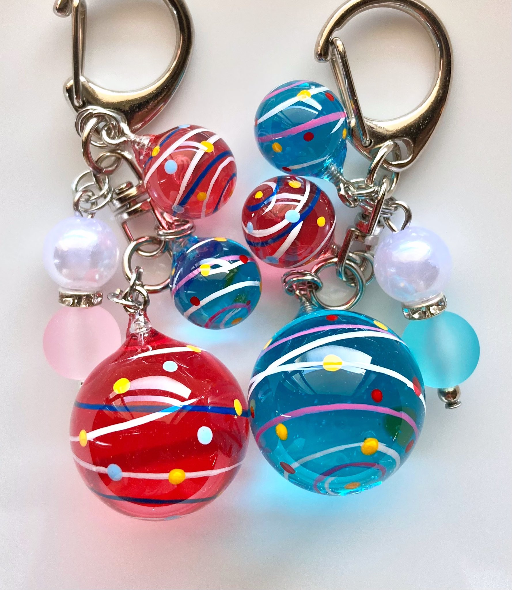 ୨୧⑅*様おまとめ。レジン キーホルダー レジン♡大人のイニシャルタグキーホルダーの作り方 ふわり