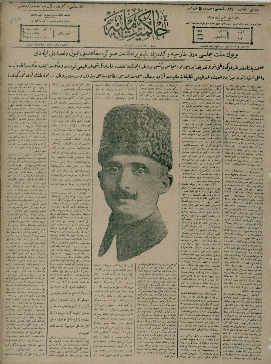 BBY_Acik_Erisim's tweet photo. Lozan Antlaşması Türkiye Büyük Millet Meclisi'nde kabul edildi (23.08.1923)

Lozan Sulh Muahedenamesinin kabulüne dair kanunlar ve TBMM Zabıt Ceridesi:
https://t.co/nE6jXkZ01J

TBMM Tutanakları:
https://t.co/EBKWINLDtj https://t.co/zx7bmrBfUB