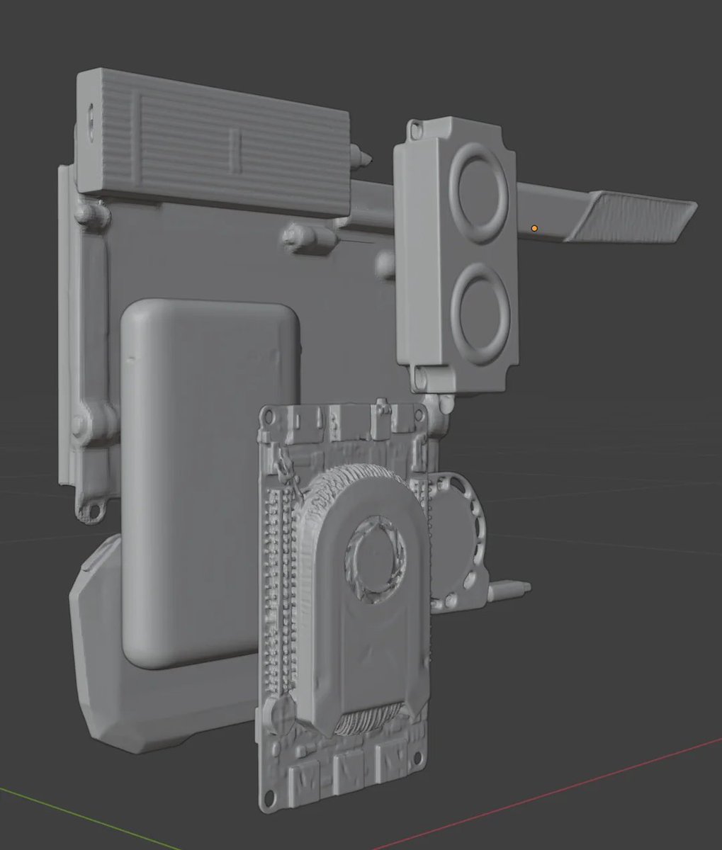 3D mockup of LattePanda 3 Delta based CyberDeck
#lattepanda