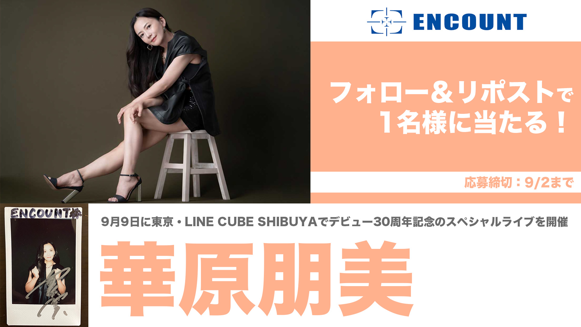 ★華原朋美/TOMOMI KAHARA 20th Anniversary 華原朋美 TOMOMI KAHARA 20th Anniversary Live