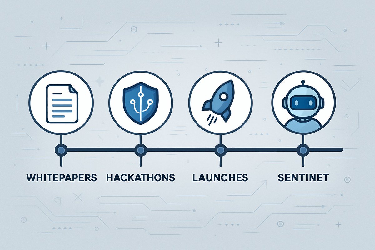 Day 6 <a href="/SentientAGI/">Sentient</a> 
Whitepapers, hackathons, and launches abound on the roadmap.  There seem to be a lot of ways to become involved; I'll be breaking down important milestones soon.