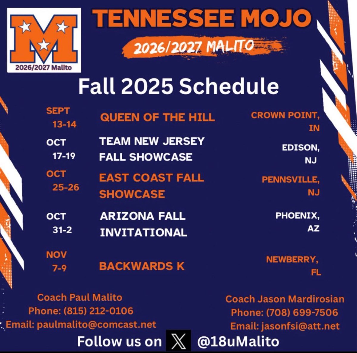 Katie Taraschewsky 2026 (@ktaraschewsky) on Twitter photo Come check us out this fall, got an amazing group of players with a ton of talent.
<a href="/GoodreauNick/">Nick Goodreau</a> <a href="/BadgerHealy/">BadgerCoachHealy</a> <a href="/ShoMcDonald/">Sharonda McDonald</a> <a href="/Becca_Mueller01/">Becca Owens</a> <a href="/Coach2K_OSU/">Kirin Kumar</a> <a href="/Courtmartinez9/">Courtney Martinez</a> <a href="/CaitlinLowe/">Caitlin Lowe</a> <a href="/JoeKinsella66/">Coach Joe Kinsella</a> <a href="/MojoJason1/">Jason Mardirosian</a> <a href="/softballBHS_/">Barrington H.S. Softball</a> <a href="/morgutsmorglory/">More Guts More Glory</a> <a href="/18uMalito/">Mojo 18U Malito</a> Come check us out this fall, got an amazing group of players with a ton of talent.
<a href="/GoodreauNick/">Nick Goodreau</a> <a href="/BadgerHealy/">BadgerCoachHealy</a> <a href="/ShoMcDonald/">Sharonda McDonald</a> <a href="/Becca_Mueller01/">Becca Owens</a> <a href="/Coach2K_OSU/">Kirin Kumar</a> <a href="/Courtmartinez9/">Courtney Martinez</a> <a href="/CaitlinLowe/">Caitlin Lowe</a> <a href="/JoeKinsella66/">Coach Joe Kinsella</a> <a href="/MojoJason1/">Jason Mardirosian</a> <a href="/softballBHS_/">Barrington H.S. Softball</a> <a href="/morgutsmorglory/">More Guts More Glory</a> <a href="/18uMalito/">Mojo 18U Malito</a>