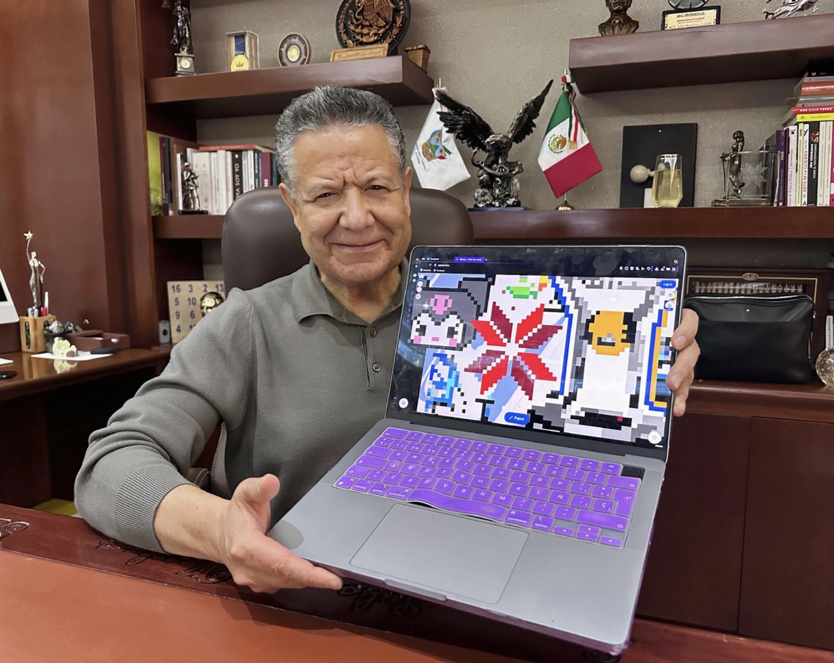 Me hicieron llegar esta imagen de la estrella Tzuhu, plasmada en la plataforma wplace.live. ¿Ya la vieron? 💻

La creatividad e ingenio del pueblo hidalguense se hace presente en el mundo digital, poniendo en alto nuestras tradiciones y raíces. 🖼️👾