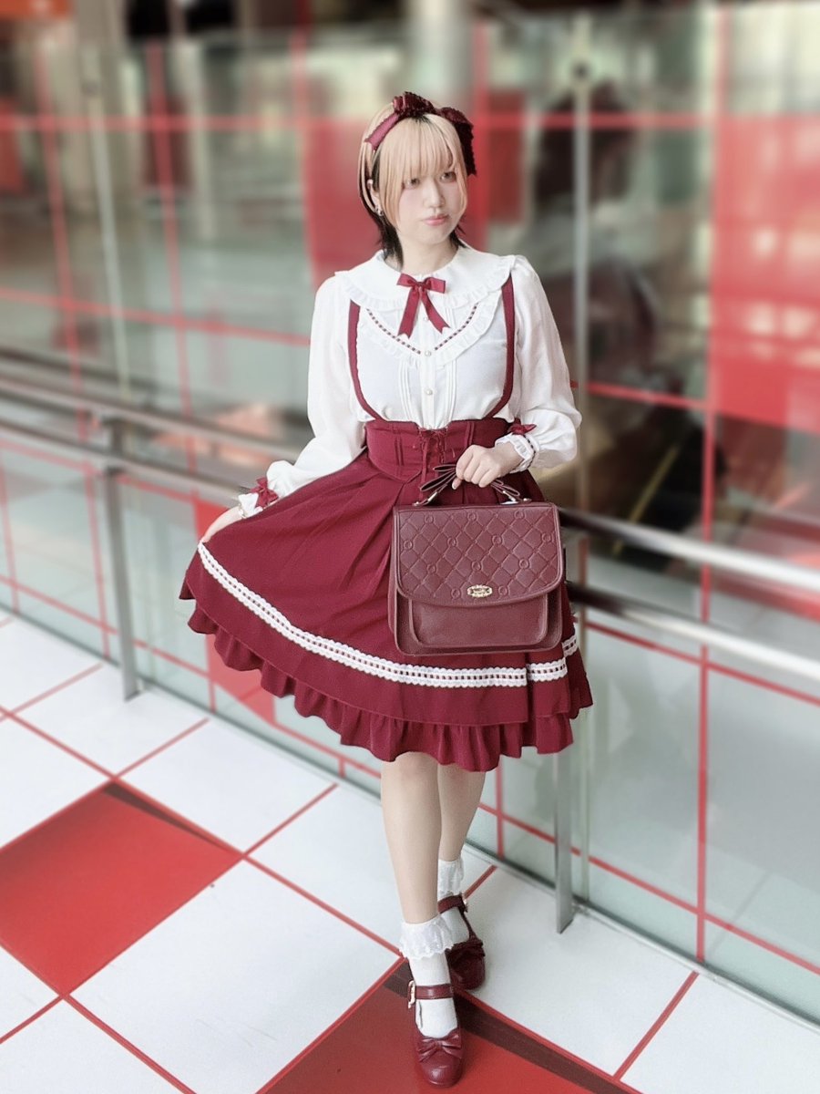 [HEMEさん専門]AMAVEL 和風スカート　赤い　値段相談ok HEMEさん専門]AMAVEL 和風スカート 赤い 値段相談ok