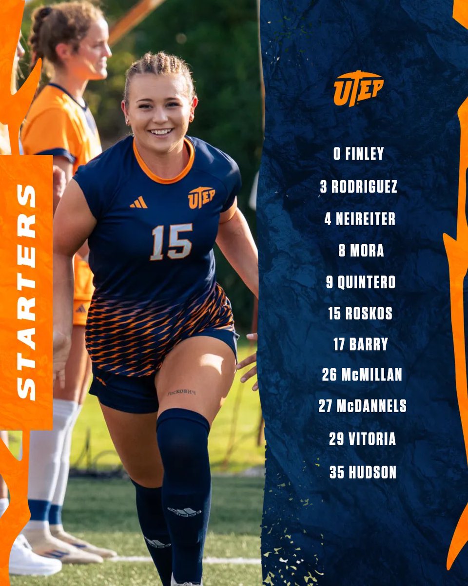 Our starting XI at UCR. We’re shooting for a second straight win 🫡