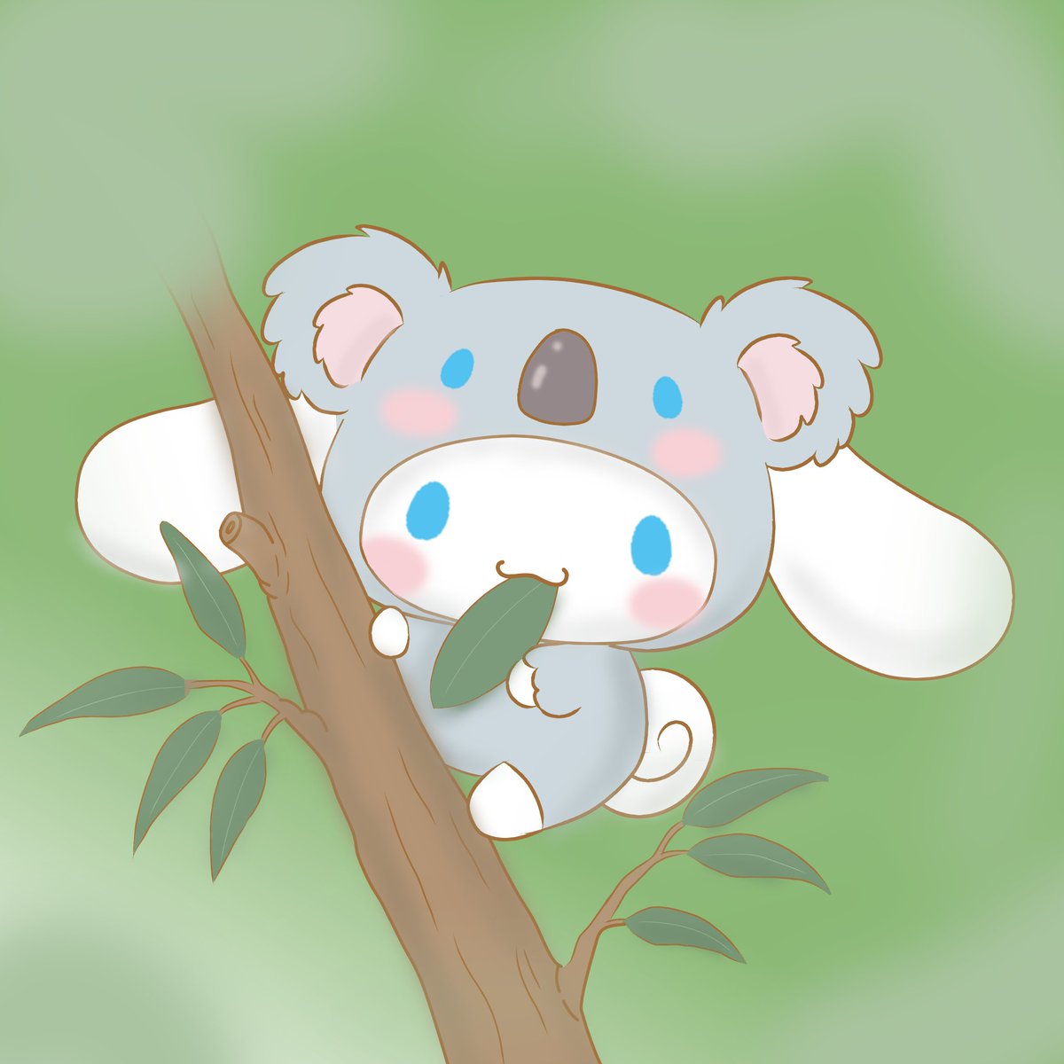 hanamintsukimin's tweet photo. ユーカリたべるもん🐨 https://t.co/q5ZYundKAa