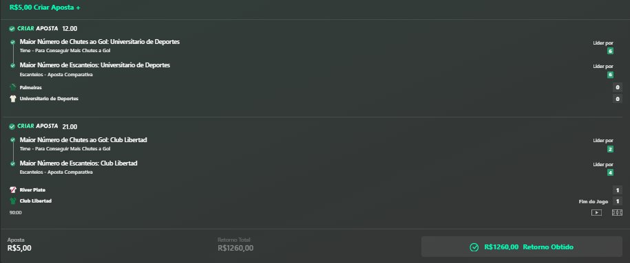 RevuBets's tweet photo. 💸✅ GREEN NA 365BET! @bet365 @bet365BR  Com apenas R$5,00 de entrada, garanti um retorno insano de R$1.260,00! 🔥⚽Confiança, análise e frieza = resultado! 🍀📈
#Green #ApostaGanha #365Bet #InvestimentoEsportivo #bet365 #bet #apostas
#libertad #riverplate #river #palmeiras https://t.co/Gs9rjrD8j3