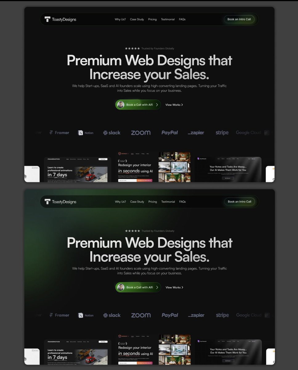 SmartMaxwell01's tweet photo. Which looks cleaner

top or bottom? 👀
#website #Website #WebsiteDevelopment #WebsiteDesign #wordpress #wordpressdesigner #wordpressguru #BUSSINGJAPAN #AHOF #benbvolliefde #CopaSudamericana #elementorgrid #websiteagency https://t.co/NvPewRsUcv