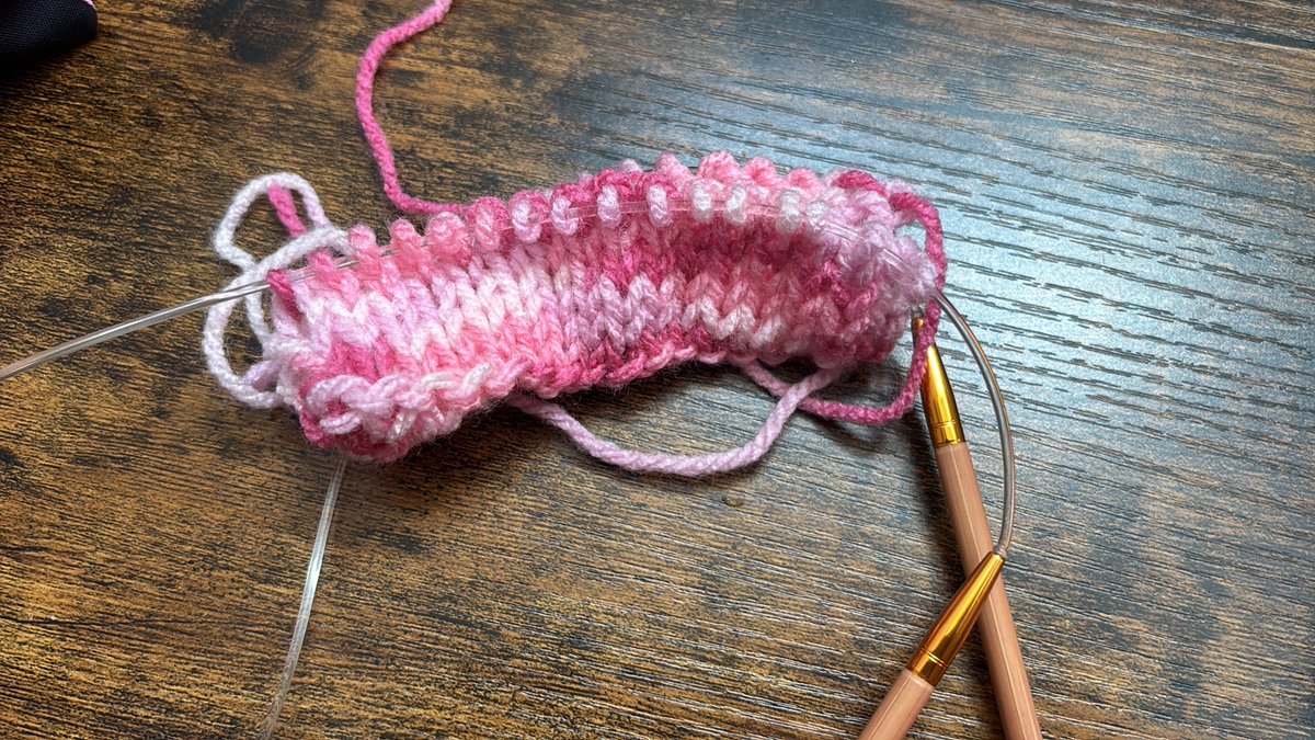 初めてマジックループ上手くいってる（）
ミニ巾着頑張って作るぞー