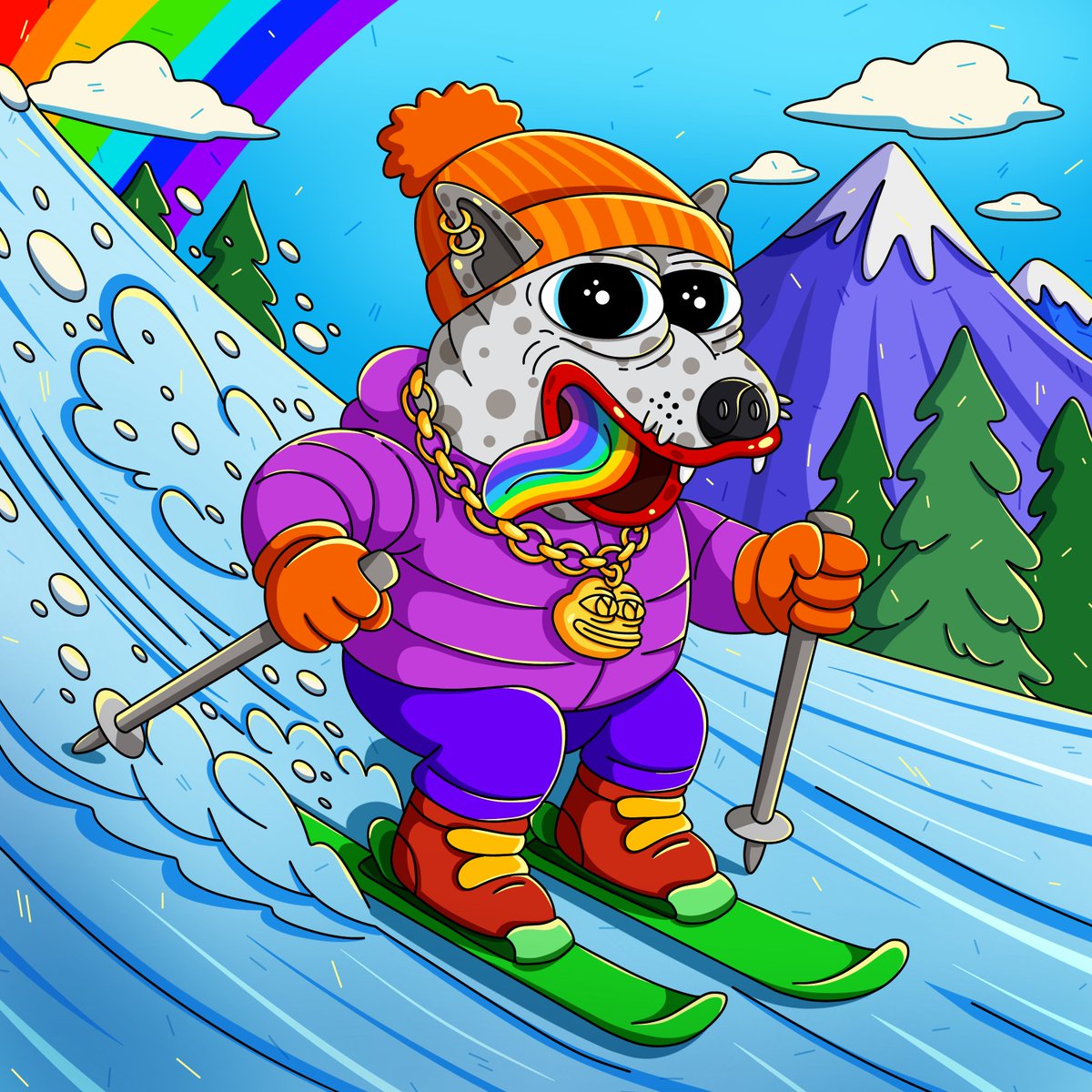 zeusethereumOG's tweet image. Powder run 🌈⚡️❄️
$ZEUS
