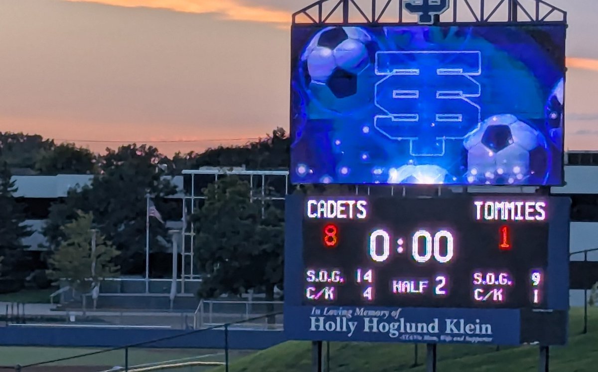 paddytim's tweet image. Great kick-off to the soccer season. First varsity goal for #16.