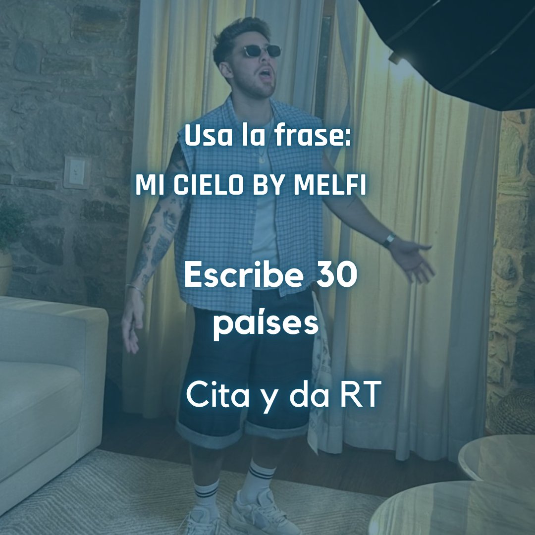 Usa la frase con mayúsculas, sin emoticones. Recuerda dar RT y CITAR

MI CIELO BY MELFI